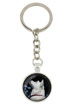 Akita Inu. Keyring, keychain for dog lovers. Photo jewellery. Men&#39;s jewellery. H - £12.93 GBP