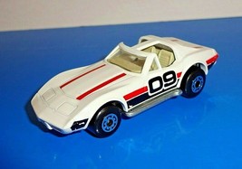 Matchbox Lesney Early 1980s Chevrolet Corvette T-Top White w/ Unpainted Base - £9.87 GBP