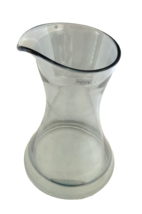 Made in Poland Tarnow Pitcher Decanter Vase Spout without Handle Light Ice Blue - £18.89 GBP