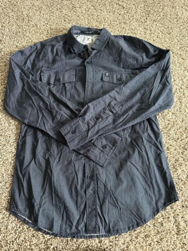 Marc Ecko Cut &amp; Sew Mens Long Sleeve Casual Size Small Pocket - $14.01