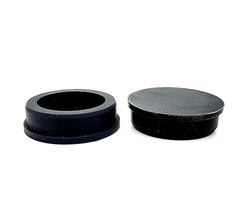2&quot; Silicon Rubber Hole Plugs Push In Compression Stem Knockout Covers 2 1/4&quot; Top - £9.63 GBP+