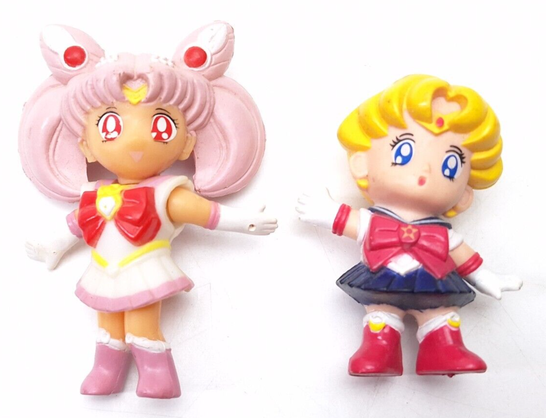 Sailor Moon PVC figures Japanese Anime TKTAT 1996 lot 2 - $4.36