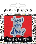 Friends TV Series How You Doin? Joey&#39;s Phrase Thick Metal Enamel Pin NEW... - £6.28 GBP