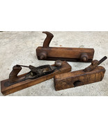 Wood Planes -- 100 year old wooden planes great wall display  - $35.00