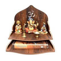 Wooden temple for home and office Wall Mount - £30.78 GBP