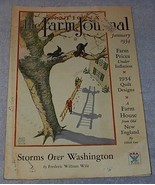 Vintage Farm Journal Magazine January 1934 Agriculture - $148.52 MXN