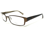Oliver Peoples Eyeglasses Frames Id AUT Brown Rectangular Full Rim 54-17... - $55.97