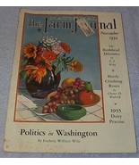 Vintage Farm Journal Magazine November 1934 Agriculture - $148.52 MXN