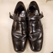 Johnston &amp; Murphy Aristocraft Men&#39;s Black Leather Shoes, Size 8.5 - £35.60 GBP