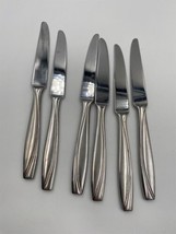 Set of 6 Oneida Stainless Steel CAMLYNN CLEO Dinner Knives - $24.99