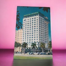 The Columbus Hotel Miami Postcard Jumbo Florida Street Scene Unposted Vintage  - £9.33 GBP