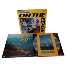 Lot of 3 Laserdisc Flight &amp; Flying Movies To Fly - On The Edge - Airshow - £10.04 GBP