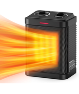 1500W Small Space Heater for Indoor Use, PTC Ceramic Space Heater with T... - $37.06