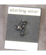 Stork With Baby in Bundle 3D  Sterling Silver Pendant - $7.83