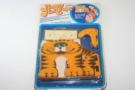 Vintage 1984 Orange Cat Happy Hang-Ups Hanger Hook Bedroom Kids Child NIKKO - £10.30 GBP