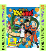 Dragon Ball Complete TV Series Anime DVD (Vol. 1-153 End) English Subtitles - £58.92 GBP