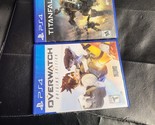 LOT OF 2 CALL OF DUTY TITANFALL 2 + OVERWATCH ORIGINS EDITION [COMPLETE]... - $7.91