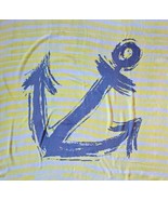 Beachcombers Coastal ~ ANCHOR Scarf ~ 43&quot; x 44&quot; ~ 100% Rayon ~ Multicolored - $540.02 MXN