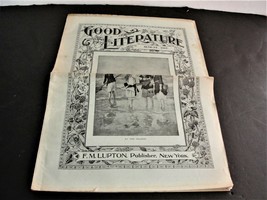 1897 Good Literature Magazine August  issue illustration -At the Seaside. - $15.16
