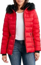 Nautica Womens Faux Fur Trim Hooded Jacket (Medium, White) XS. Red - £54.34 GBP