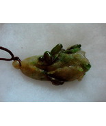 Grade A Imperial Jadeite Jade cabbage pendant - £832.12 GBP