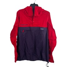 Patagonia Vintage Pneumatic Pullover Anorak Jacket Mens Red Purple - £29.62 GBP