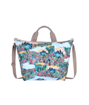 LeSportsac Scenic Brush Deluxe Easy Carry Tote, Vibrant Wildflowers &amp; Landscapes - £52.55 GBP