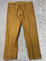 Levi&#39;s 501XX Jeans Mens 40x32 (38x32) Rust Tan Brown Denim Pants Button Fly - $34.64