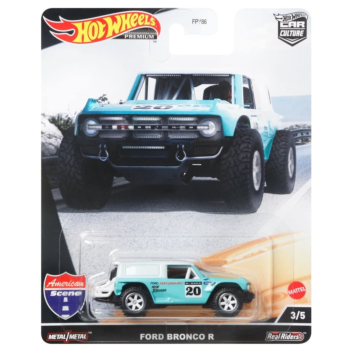 Hot Wheels - Ford Bronco R - Premium Car Culture - American Scene 3/5 - $10.78