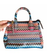 GUM by Gianni Chiarini Multicolor Zig Zag Mini Satchel NWOT - $56.10