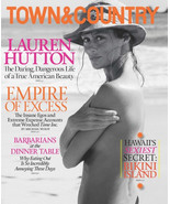 Town &amp; Country magazine - June-July 2013 - Lauren Hutton cover  - £4.70 GBP