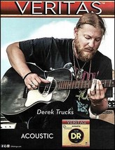 Allman Brothers Derek Trucks 2018 DR Veritas acoustic guitar strings ad ... - £3.38 GBP