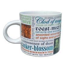 Shakespeare Insults Coffee Mug Cup The Unemployed Philosophers 2013 12 Oz - $12.42 CAD