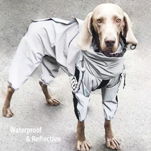 Waterproof Reflective Dog Raincoat Jumpsuit - £20.66 GBP