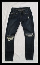 Car Mar Ladies Distressed Jeans Size 24 30&quot; Inseam - $19.79