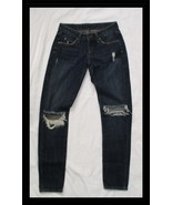 Car Mar Ladies Distressed Jeans Size 24 30&quot; Inseam - $364.34 MXN