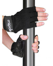 Mipole Dance Pole Gloves (pair) Medium Black - £11.17 GBP