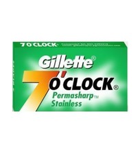 Gillette 7 O'clock PermaSharp Super Stainless Double Edge Razor Blades 50 blades - $10.98