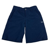 Under Armour Youth Boys Loose Fit Heatgear Shorts Size S Blue - $14.00