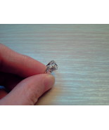 MARQUISE BRIILIANT CUT DIAMOND 10K WHITE GOLD RING - £434.84 GBP