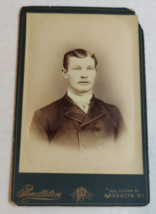 Vintage Cabinet Card Man in Suit by Pendleton in Brooklyn, New York - £13.97 GBP