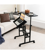 Adjustable Rolling Tablet Desktop Stand Standing Height Holder Tablet Of... - €86,18 EUR+