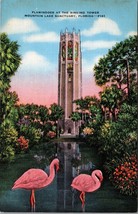 Flamingoes at the Singing Tower Mountain Lake Sanctuary FL Postcard PC530 - £3.98 GBP