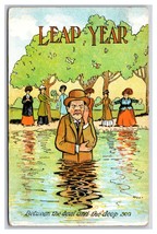 Leap Year Between Devil and Deep Blue Sea Comic PCK DB Postcard R14 - £5.96 GBP