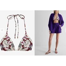 Express Triangle Body Contour Swim Top Womens XS Print 31 - $17.75 CAD