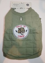 Grayson Pup Quilted Vest Outdoor Wear Dogs Y2K Coast To Coast Tiger Size... - £6.91 GBP