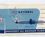 National Airlines Ticket Jacket With Coat Check Tab 1950&#39;s - £17.12 GBP