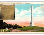 Sullivan Monument Newtown Battlefield Elmira New York NY UNP WB Postcard... - $2.92