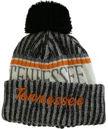 Tennessee Plush Lined Embroidered Winter Knit Pom Beanie Hat (Black/Oran... - £15.94 GBP