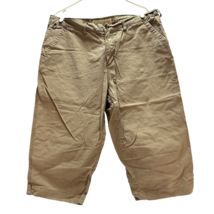 Cabelas Casuals Capri Pants Plus Size 20 Womens Dark Tan Hiking Cotton - £11.35 GBP